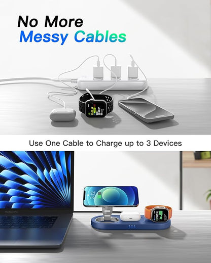 Upgraded 3 in 1 Wireless Charging Station - Image 5