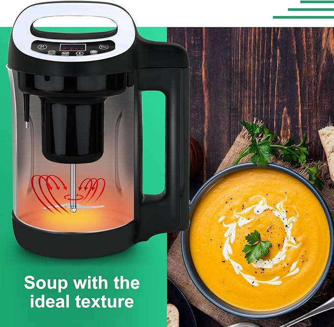 Soup Maker 1.6 L, 4-in-1 Multifunctional Smooth Soup and Chunky Soup Machine - Image 5