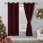 Hiasan Blackout Curtains for Bedroom, 42 x 63 Inches Length by Hiasan