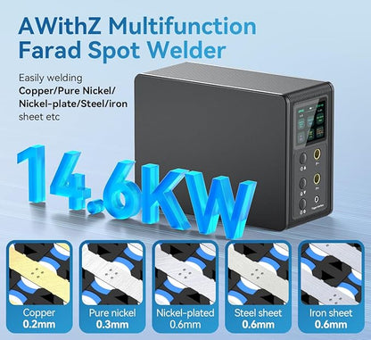 14.6 KW Capacitor Battery Spot Welder, AWithZ Spot Welder, 2-in-1 Automatic & - Image 2