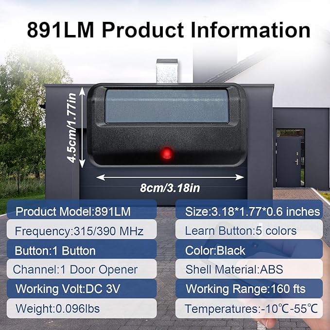 for Chamberlain LiftMaster Craftsman Garage Door Opener Keypad & Remote - Image 6