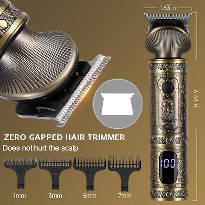 Scttomon Beard Trimmer Kit Professional Hair Clipper Zero Gapped T-Blade - Image 6