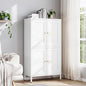 Yizosh Metal Pantry Cabinet, Tall Kitchen Pantry Storage Cabinet by Yizosh