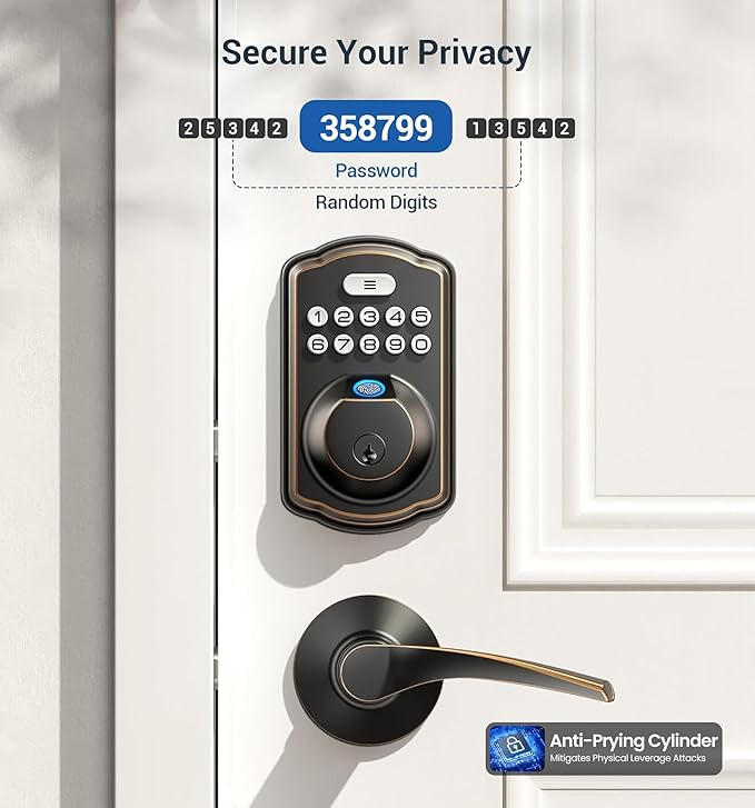 Veise Fingerprint Door Lock - Image 6