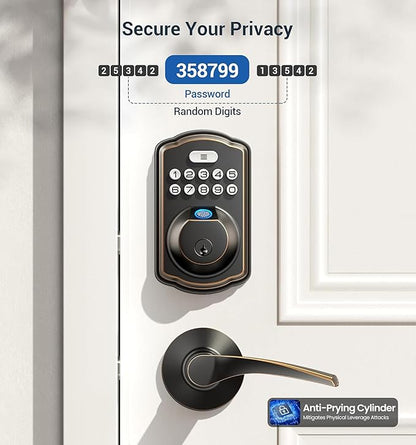 Veise Fingerprint Door Lock - Image 6