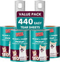 MEIQIHOME Lint Rollers for Pet Hair Extra Sticky, 440 Sheets Value Set Lint by MEIQIHOME