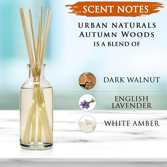 Urban Naturals Autumn Woods Reed Diffuser Set - Image 3