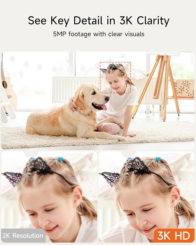 Smart 3K Indoor Dome Security Camera - Image 2