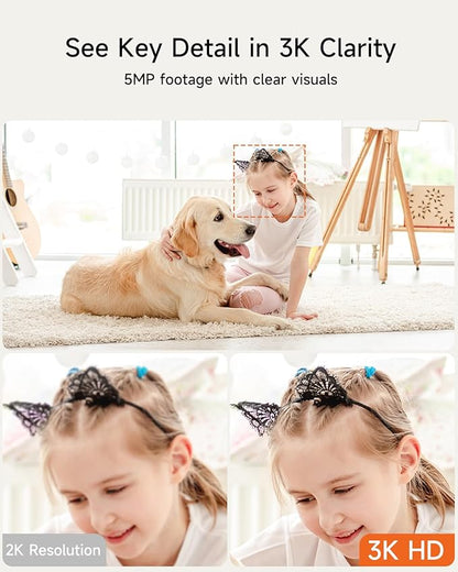 Smart 3K Indoor Dome Security Camera - Image 2