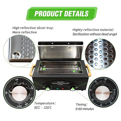High Temperature Metal Tool Cleaning Box, 110V 300W 1.5L - Image 4