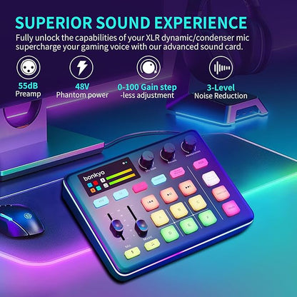 Bonkyo Gaming Audio Mixer & USB Interface - Image 2