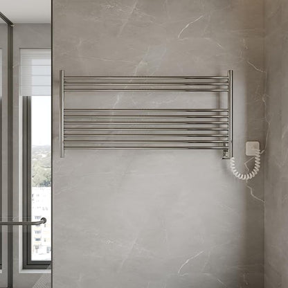 HEATGENE Towel Warmer 10 Bar Towel Dryer Wall-Mounted Plug-in Bath Towel Heater - Image 6