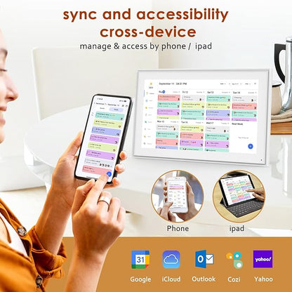 Digital Calendar 15.6 Inch, Electronic Calendar Chore Family Schedules - Image 2