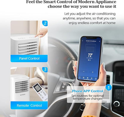 ROVSUN WiFi Enabled Smart 10000 BTU Portable Air Conditioner - Image 3