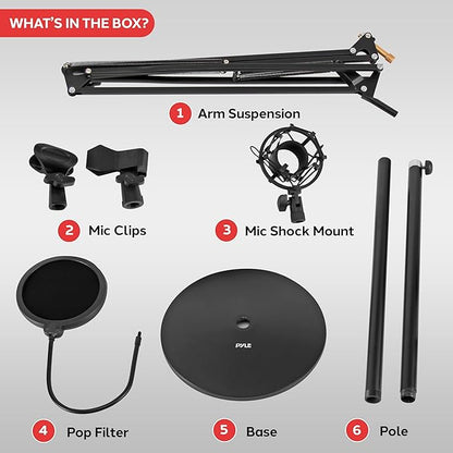 Pyle Microphone Boom Suspension Stand - Image 7