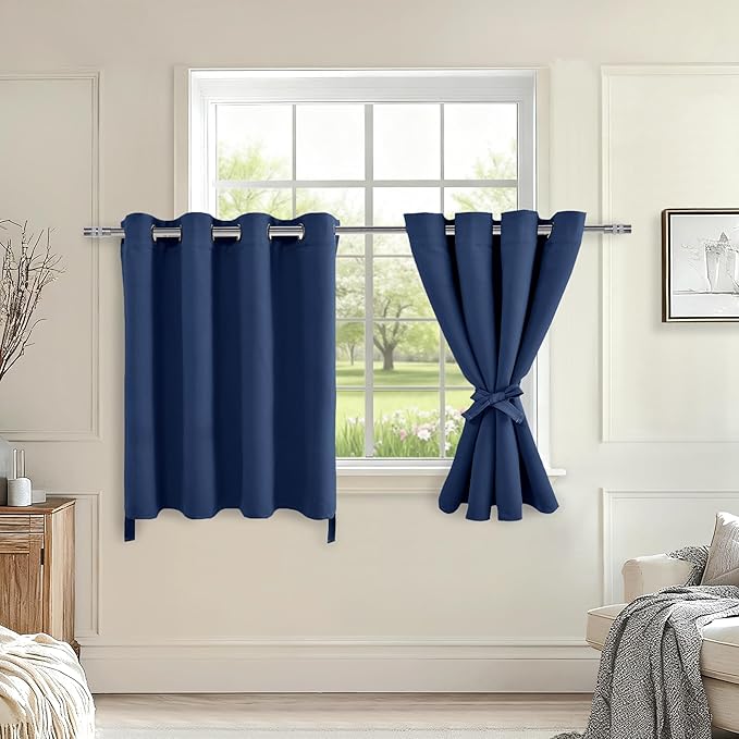 Hiasan RV Blackout Curtains for Bedroom, 52 x 30 Inches Long by Hiasan