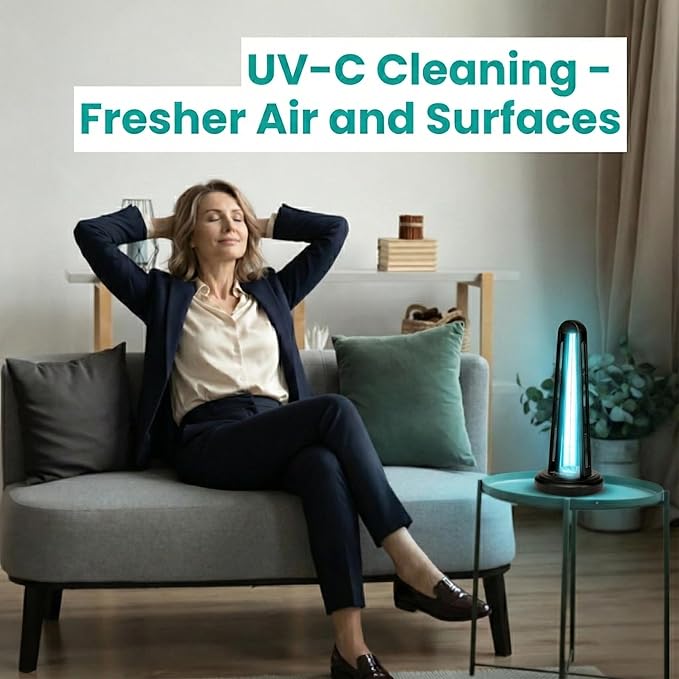 AirShield+ UV Light Sanitizer w/Spare Bulb – Premium UV Sanitizer Device - Image 2