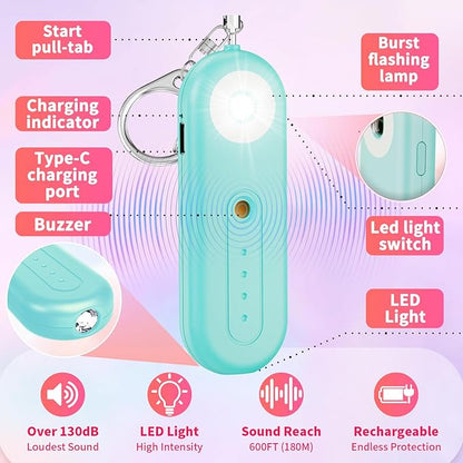 Rechargeable Personal Safety Alarm - Image 3