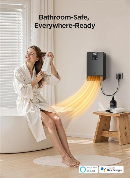 GiveBest Smart Wall Heater, 1500W Fast Heating Electric Space Heater - Image 3