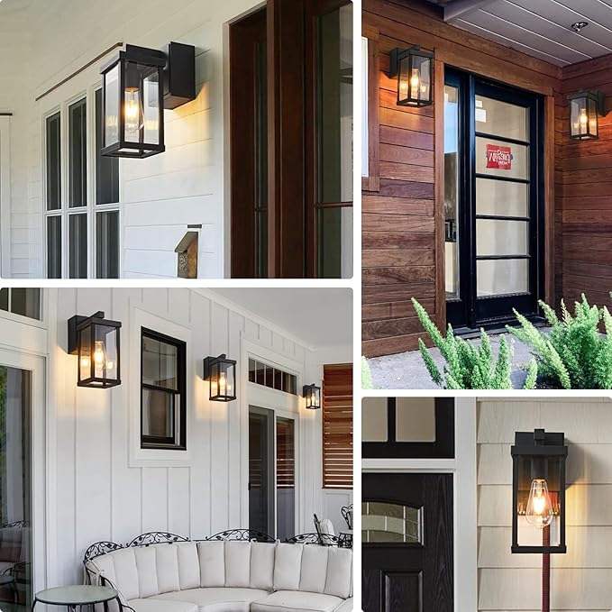 JOKAONOTL Dusk to Dawn Porch Lights - Image 7