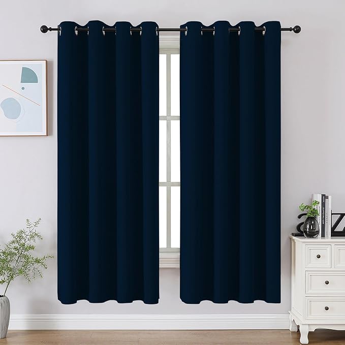 CUCRAF Blackout Curtains for Bedroom -Thermal Insulated Light Blocking Drapes by CUCRAF