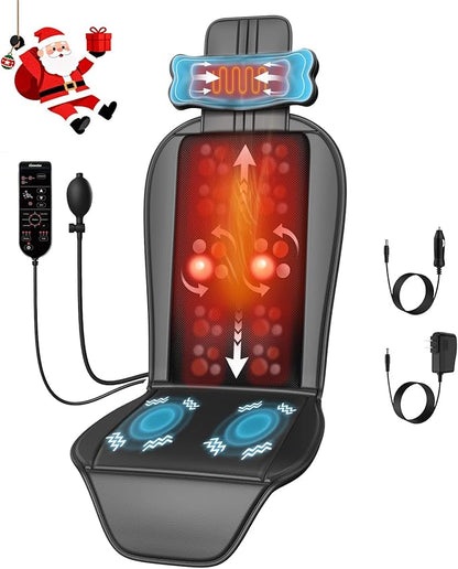 Shiatsu Massage Cushion, Kneading Back Massager by COMRELAX