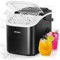 ecozy Portable Ice Makers Countertop, 8 Cubes in 6 Mins, Bullet Ice Maker by ecozy