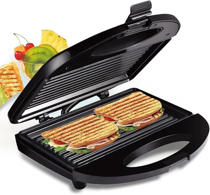 Sandwich Maker, Compact Electric Grill by Unknown