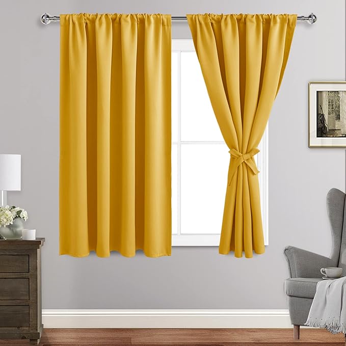 JIUZHEN Blackout Curtains for Bedroom by JIUZHEN