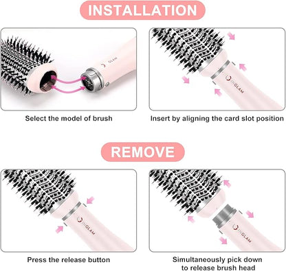 IG INGLAM 4 in 1 Blowout Hair Dryer Brush Set - Image 3