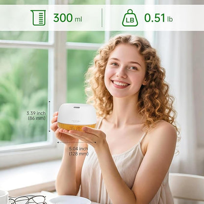 ASAKUKI Essential Oil Diffuser, 300ml Ultrasonic Aromatherapy Oil Humidifier - Image 8