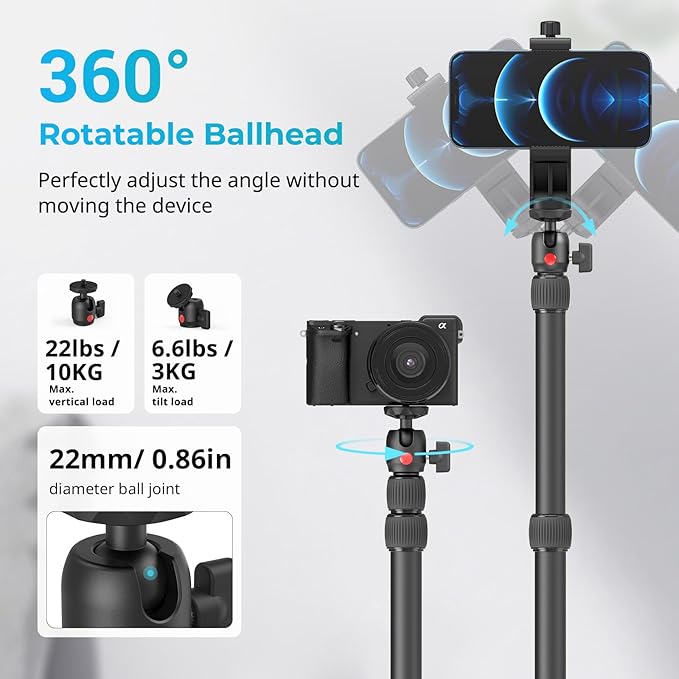 SMALLRIG Camera Desk Mount C Stand, Tabletop C Clamp - Image 4