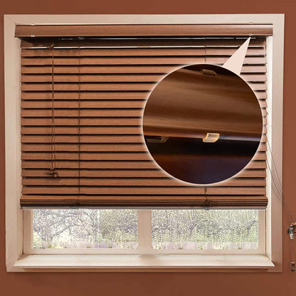 Valance Clips ZZLZX 10PCS 2-1/2" Clear Plastic Window Blinds Hidden Clip Retainer Holder for Horizontal Blinds Valance