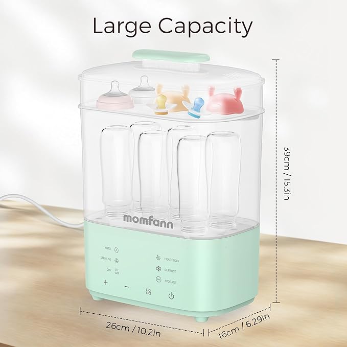 Bottle Sterilizer and Dryer, All-in-One Electric Steam Sterilizer Bottle - Image 7