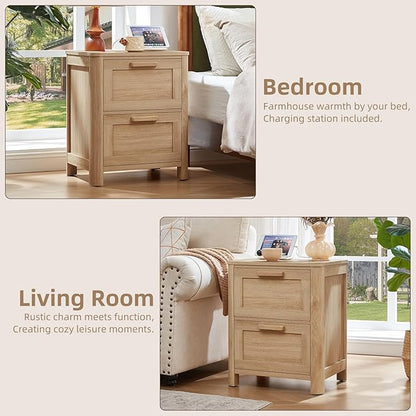 Joaxswe Farmhouse Nightstand - Image 9