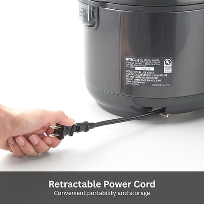 Tiger JNP-S55U-KY 3 Cup Capacity White Rice Cooker - Image 4