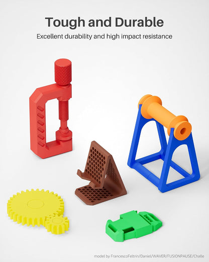 elegoo petg 3d printer filament 1.75mm black 4kg shown in use