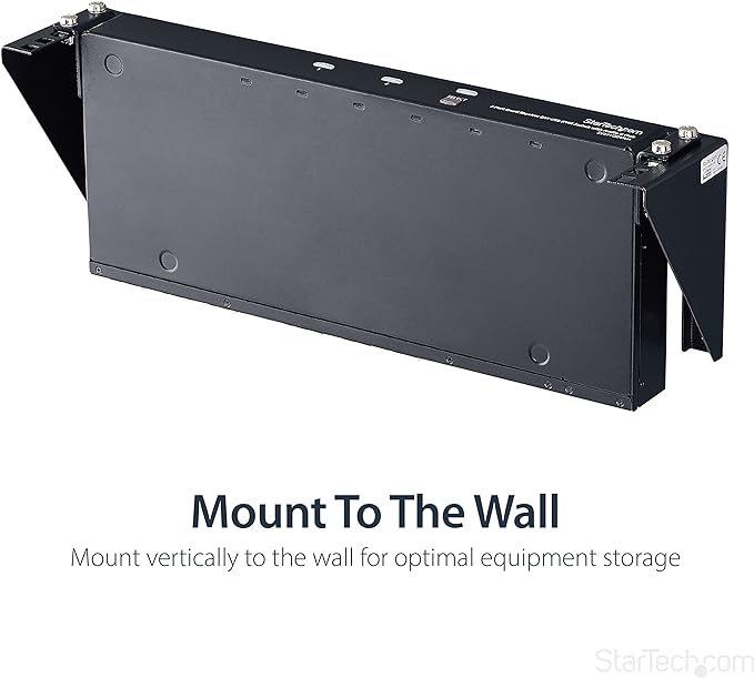 StarTech.com 2U Vertical Wall Mount Patch Panel Bracket - Image 6