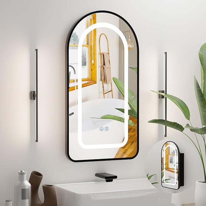 LED Arched Bathroom Medicine Cabinet by REYOXCEL