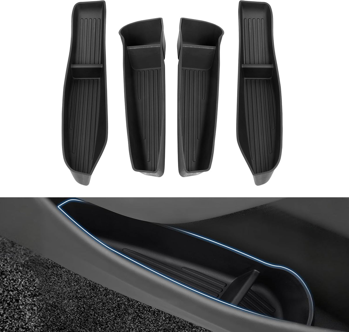 Shademax Car Door Organizer Tray for Tesla Model Y Juniper 2026 2025 / Y L