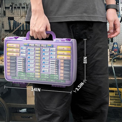 Battery Organizer Storage Holder Box Case - Image 9