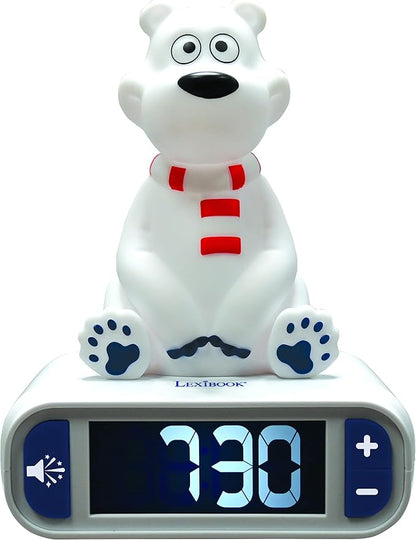 LEXiBOOK Polar Bear Digital Alarm Clock by Lexibook
