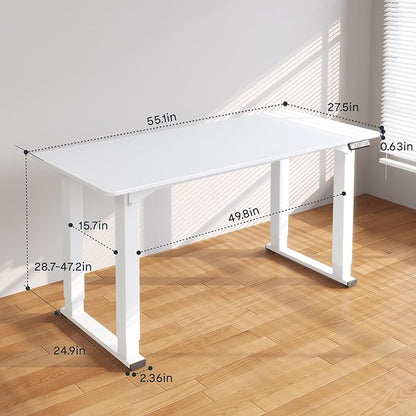 SANODESK 4-Leg Standing Desk, Electric Height Adjustable Desk - Image 3