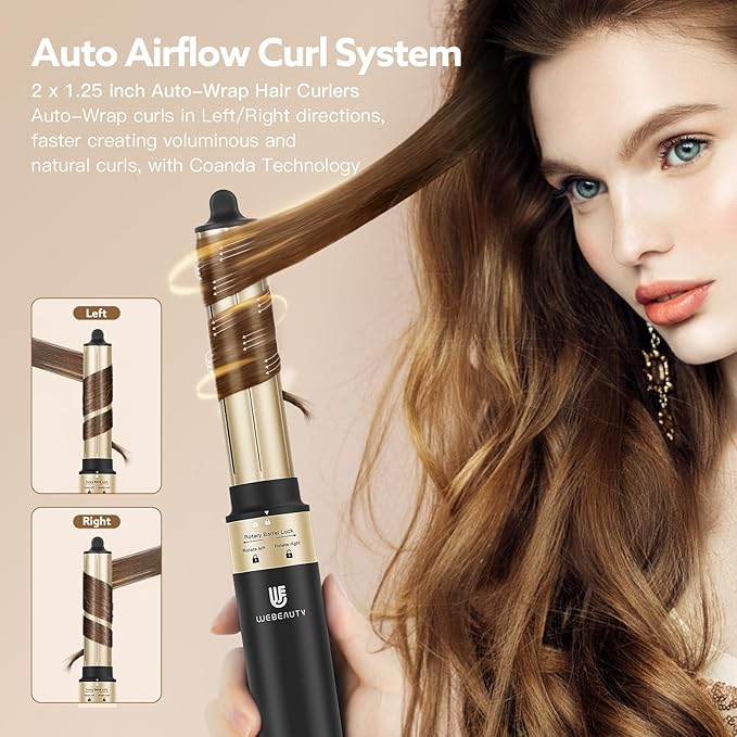 webeauty 5 in 1 Hot Air Styler, High-Speed Negative Ionic Hair Dryer - Image 4