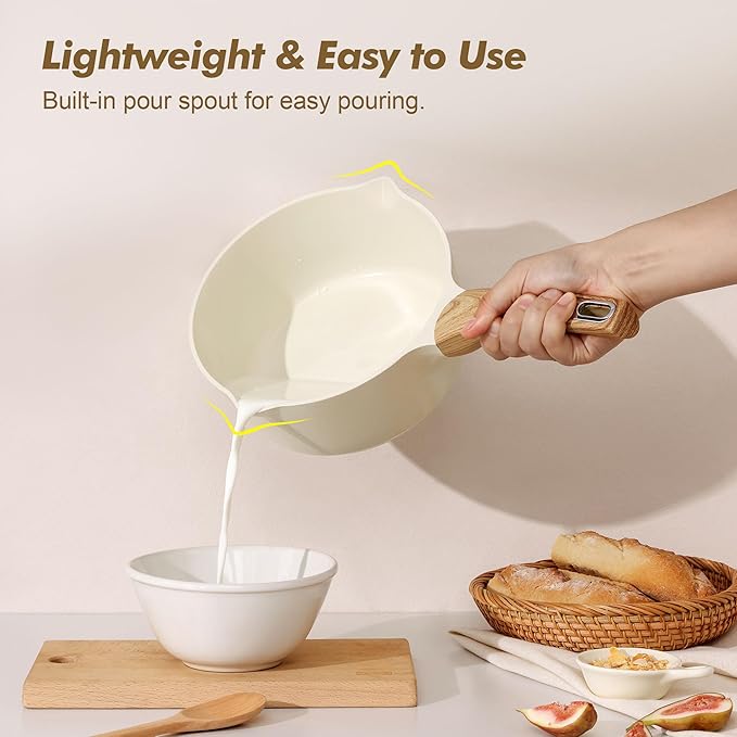 SENSARTE 2.0 & 3.0 Quart Ceramic Sauce Pan Sets - Image 5