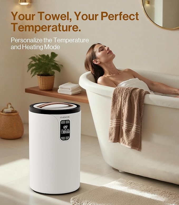 Evenchic Towel Warmer, 20L Hot Towel Warmers - Image 5