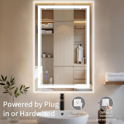 32"x40" LED Bathroom Mirror - Image 7