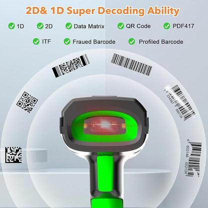 Symcode 2D Screen Barcode Scanner Wireless - Image 2