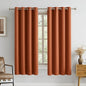 DUALIFE Rust Blackout Curtain Panels/Drapes by DUALIFE