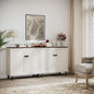 Buffet Sideboard Cabinet Farmhouse Modern 2 in 1 Storage Cabinet by FENSULN